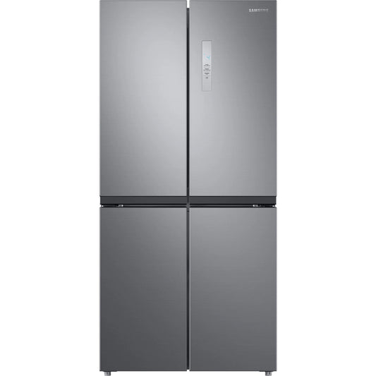 SAMSUNG RF48A400EM9/EG French Door (488 l, E, 1793 mm hoch, Edelstahl Look/Urban Silver)