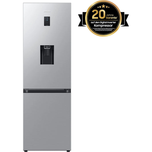 SAMSUNG RL 34 C652CSA/EG Kühlgefrierkombination (C, 163 kWh, 1853 mm hoch, Edelstahl Look/Urban Silver)