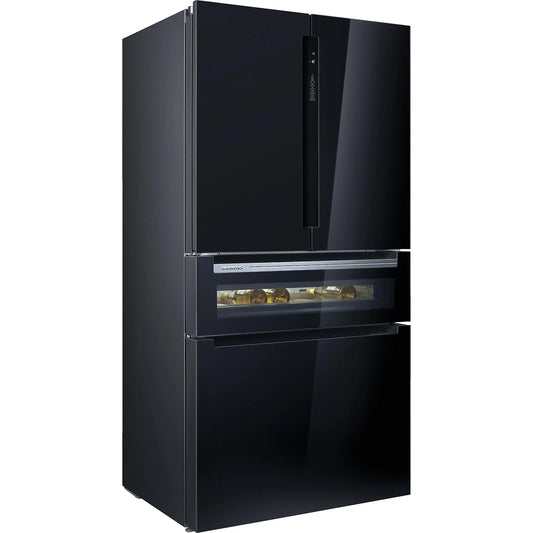 SIEMENS KF96RSBEA iQ700 French Door (572 l, E, 1830 mm hoch, Schwarz)